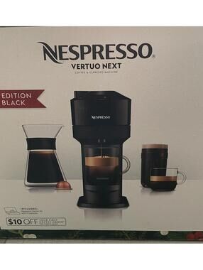 Nespresso Vertuo Next Coffee and Espresso Machine - Black
